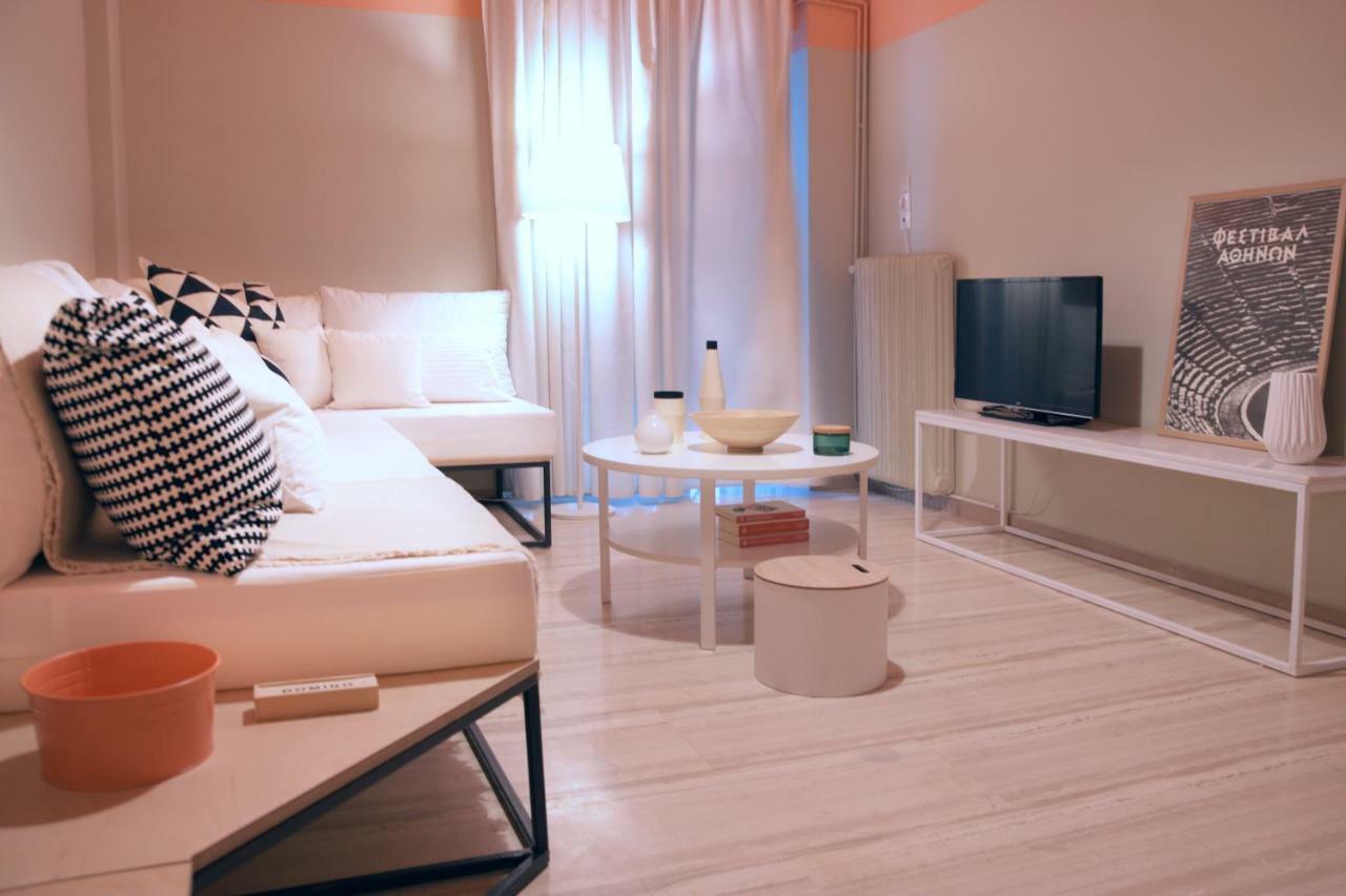 Elegant Coral Apartment Athena Bagian luar foto